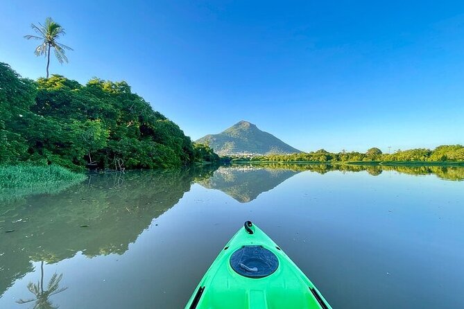 Afternoon Guided Kayak Activity on the Tamarin River - Mountain views from a better angle