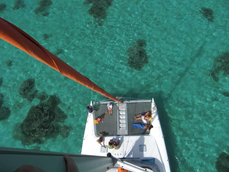 Catamaran cruise to Ile aux Cerfs from Pointe Jerome - Snorkeling in the lagoon around 11:00 a.m.