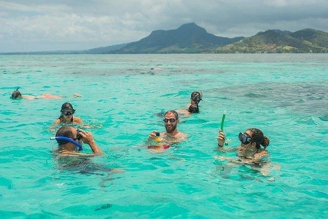 Dolphin Encounters, Ile aux Benitier & Crystal rock: Full-Day (Lunch & Transfer) - Crystal Rock and the lagoon near Le Morne