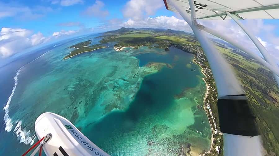 East Coast Mauritius Private Scenic Seaplane Tour - Taking off from Palmar Beach
