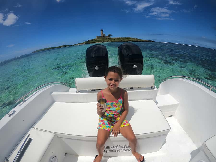 From Blue Bay: Ile aux Cerfs Speedboat Excursion with BBQ - Boat comfort, guides, and changing weather