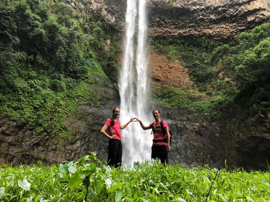 From Chamarel: Waterfall Eco-Hike Adventure - Meeting at Seven Colored Earth Geopark