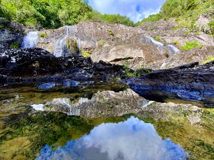 From Quatre Cocos: Tamarind Falls Hiking Day Trip - Cascades, pools, and a natural fish spa