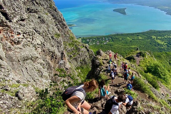Full-Day Private Hiking le Morne Mountain & Seafood Lunch at Islet Fourneau - The upper mountain is the real challenge