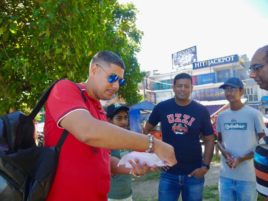 Grand Baie: Coastal Cuisine & Culture Walking Tour - Seafood and dessert at the final restaurant