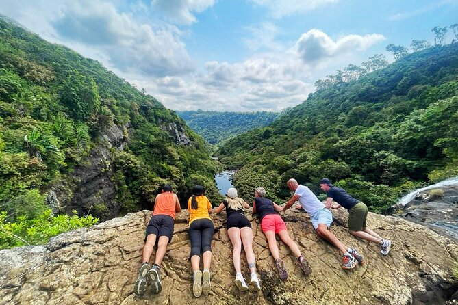 Half Day Hike to Seven Waterfalls in Mauritius - The first waterfall and the forest trail