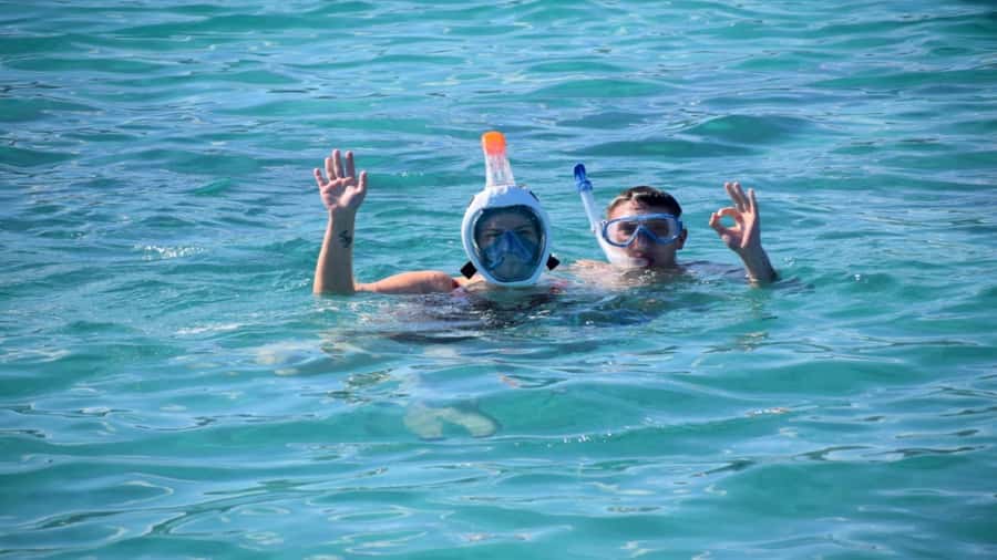 Île aux Bénitiers Snorkeling with Dolphins + Seafood Lunch - The open sea and the dolphin encounter