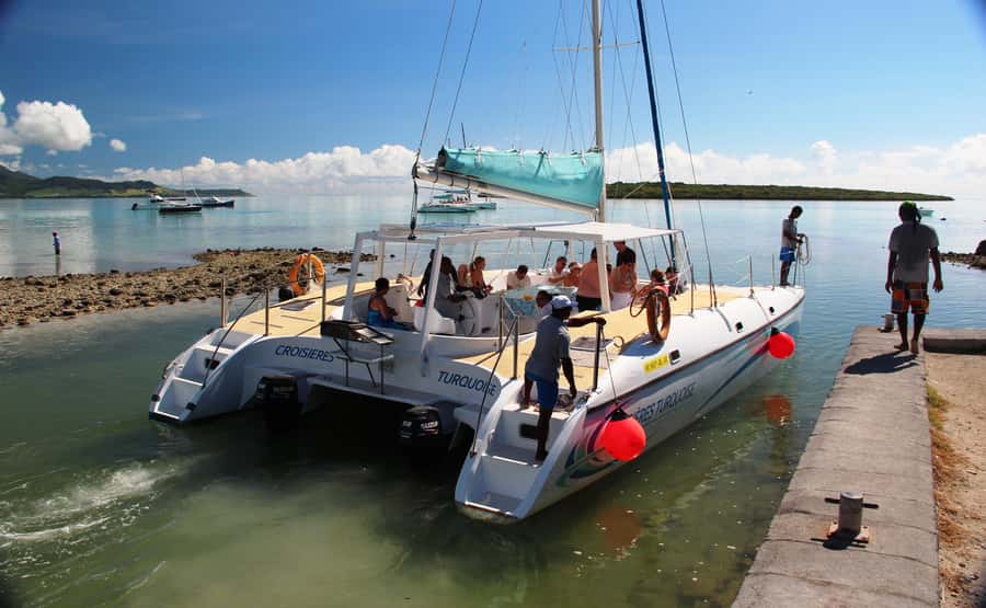 Ile aux Cerfs: The very best day by catamaran. - Grand River South East Waterfall by Boat