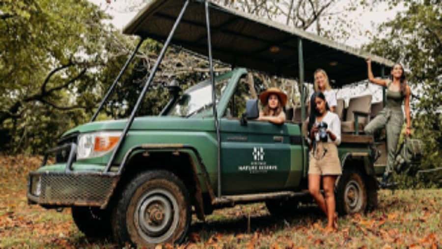 Mauritius 4x4 safari adventure with pick up - Entering Bel Ombre Nature Reserve by 4x4