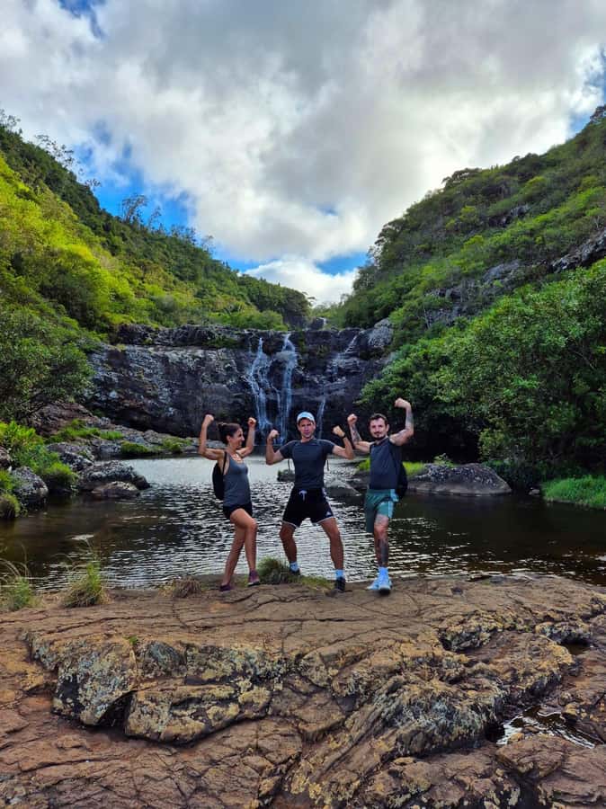 Mauritius-7 waterfalls short loop - Guide photos add real value