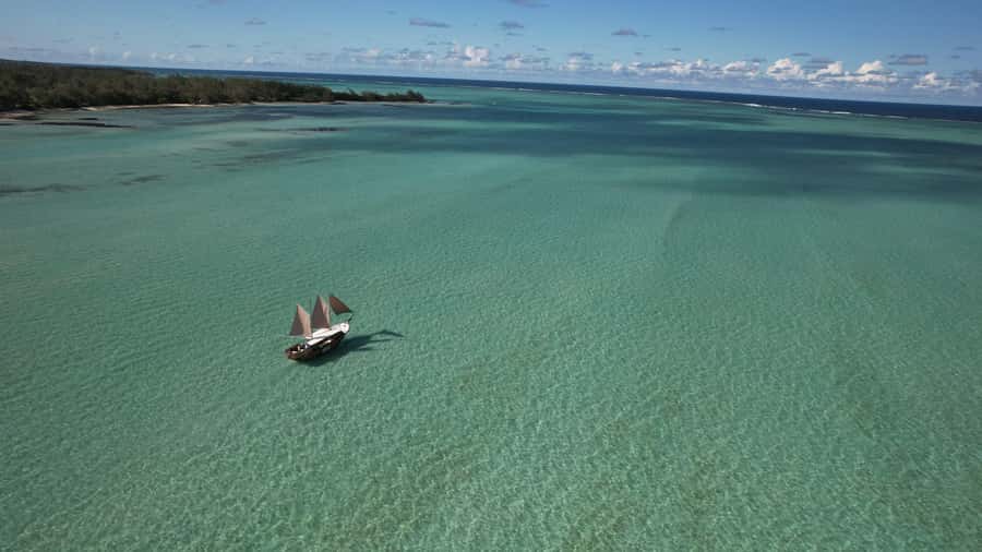 Mauritius: Boat trip to Ile aux Cerfs with Lunch/waterslide - A short river transfer before Île aux Cerfs