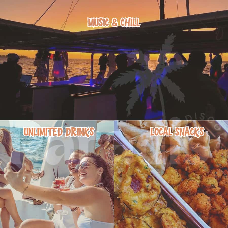 Mauritius: Catamaran Sunset Cruise with Food, Drinks & DJ - Watching the Mauritian sunset from the deck