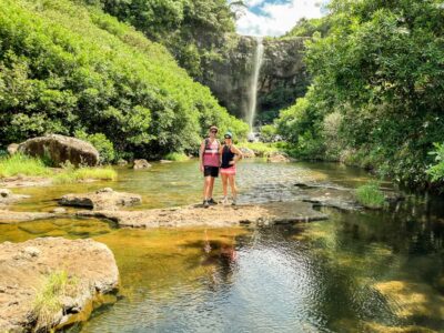 Exploring the Tamarind Falls with a Guide