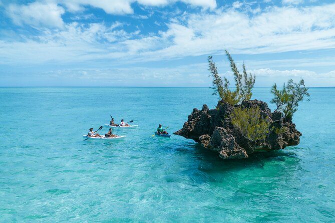 Mauritius Guided Kayak Experience to Benitiers Island - Crystal Rock, the trip’s signature sight