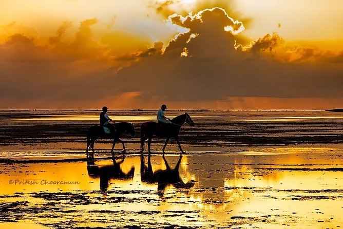 Mauritius Horse Riding at Riambel - The one-hour ride along Riambel Beach