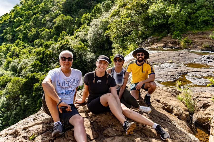 Mauritius: The Iconic Waterfalls hike + Mauritian picnic - Waterfalls, rocks, and natural swimming pools