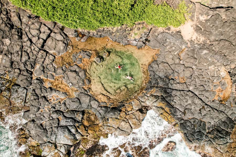 Mauritius: The Wild South Hiking Tour with a Guide - Crossing the river to Gris Gris natural pool