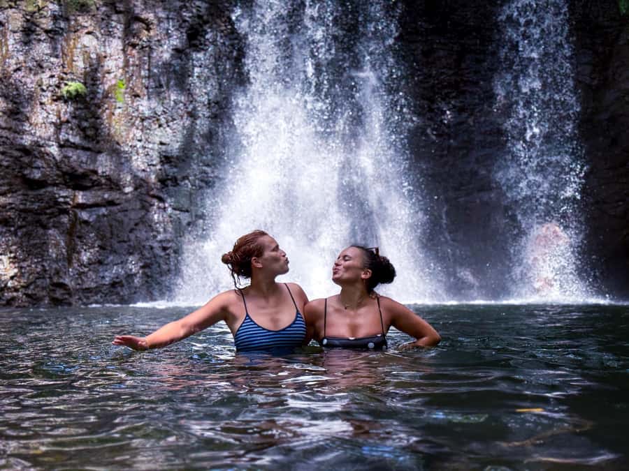 Mauritius: The Wild South Hiking Tour with a Guide - Mamzelle Waterfall and the natural massage