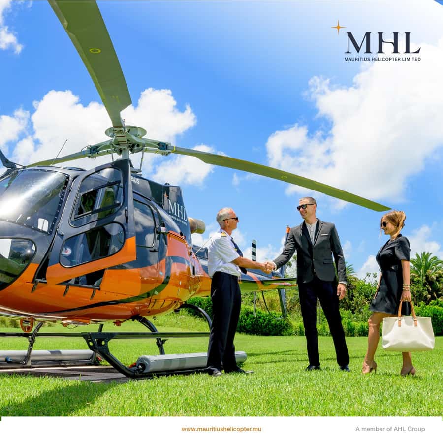 Mauritius: Underwater waterfall by Helicopter tour - Taking off from Sir Seewoosagur Ramgoolam International Airport