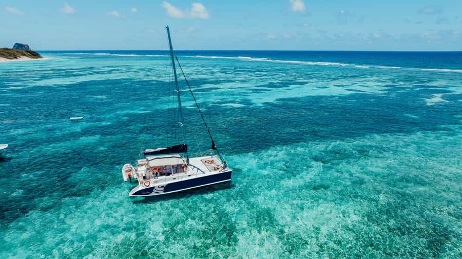 North of Mauritius: Catamaran Cruise w/ BBQ Lunch - Gabriel Island from 11:00 am to 12:30 pm