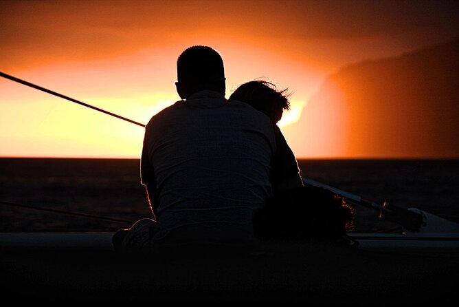 Private Exclusive Sundowner catamaran with Dinner & Transfer - Snacks, Sega music, and the slow sunset hour