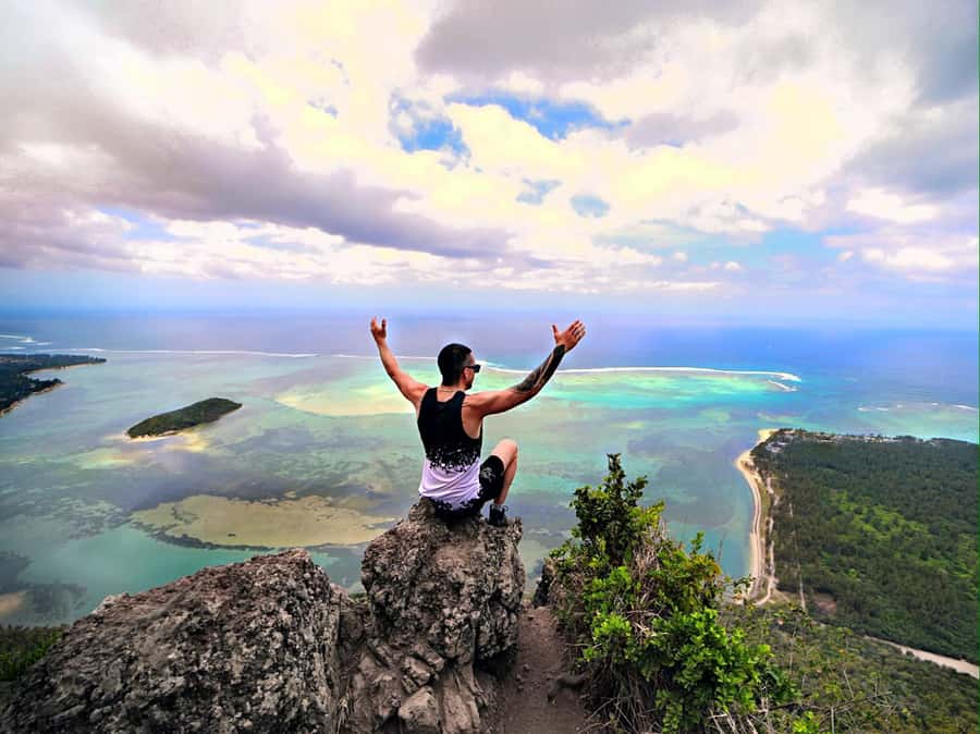 PRIVATE LeMorne Mountain Picturesque Hike-UNESCO Recognised - When the trail turns into a climb
