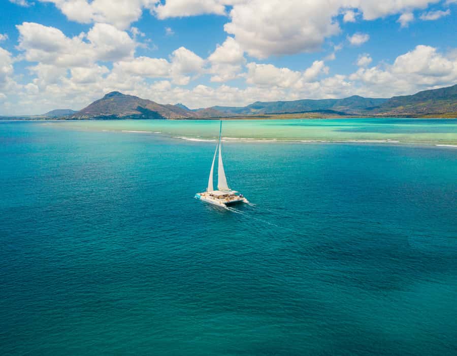 Southwest of Mauritius: Catamaran Cruise w/ Snorkeling - Leaving Black River for Mauritius’ west coast