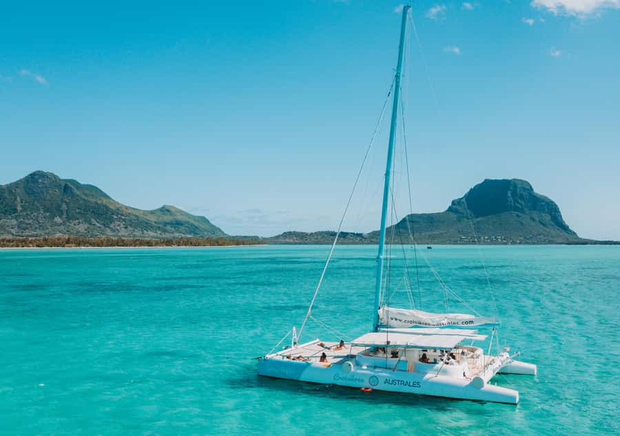 Southwest of Mauritius: Catamaran Cruise w/ Snorkeling - A BBQ lunch with fish, chicken, and local drinks