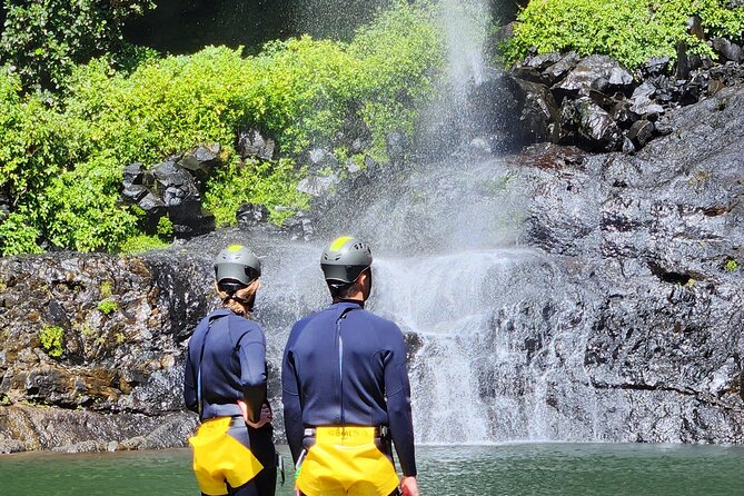 Tamarind Falls Abseiling - Starting with the 15-meter waterfall descent