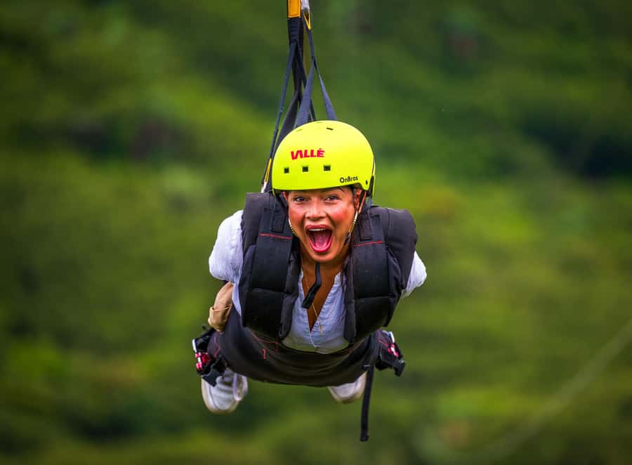 Vallé Advenature Park: Signature Zipline - Forests, waterfalls, and lagoons from above